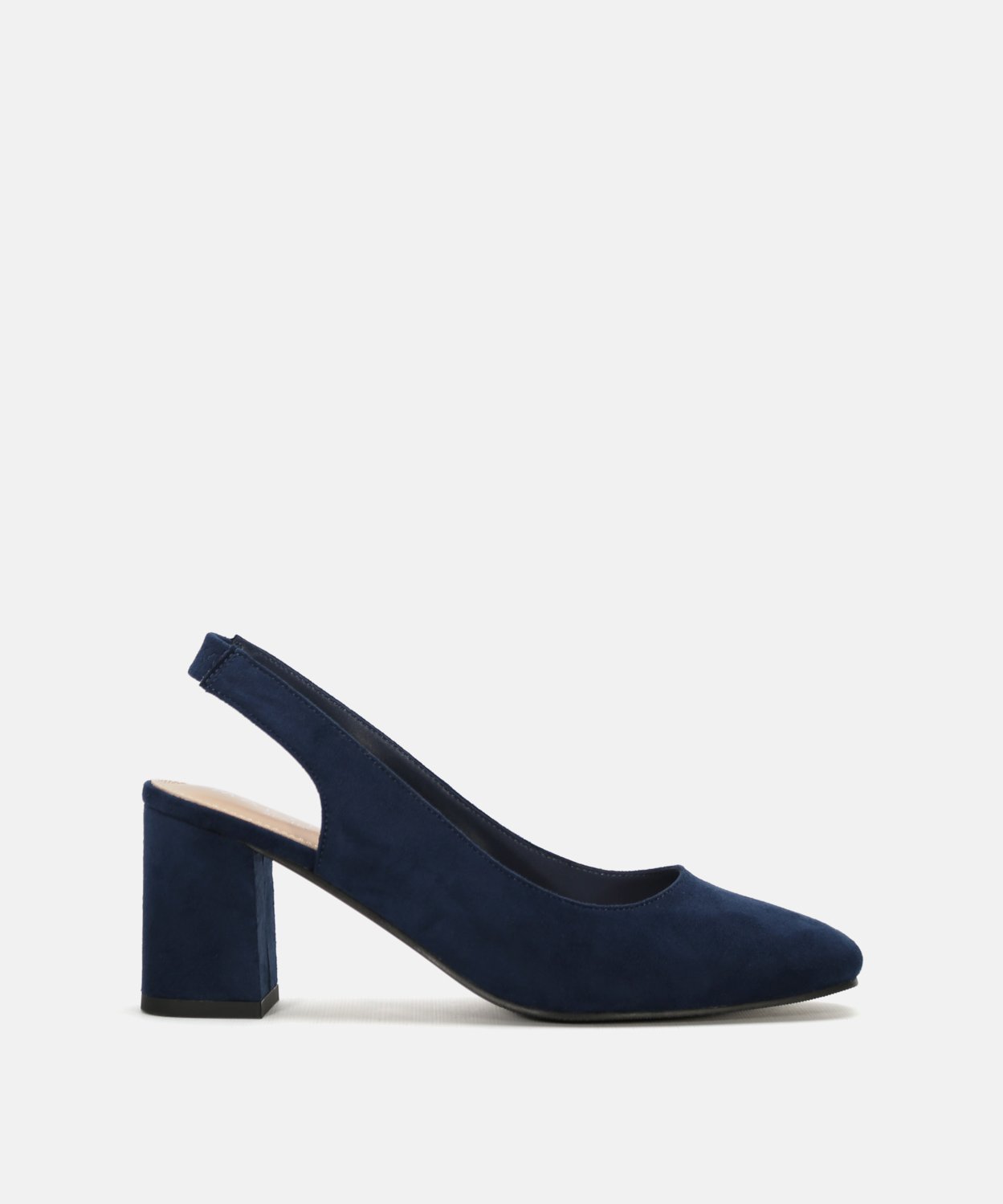 Zapato tac&oacute;n destalonado ante